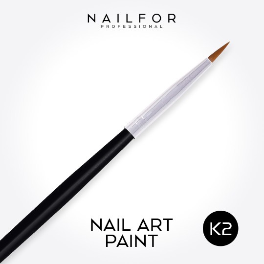 PENNELLO PER UNGHIE K2 per nail art paint ed acquarello - Nailfor