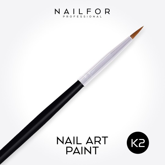 Accesorios para uñas, nails nail art Pincel K2 de alta calidad para paint nail art y acuarela Nailfor 3,99 € Nailfor