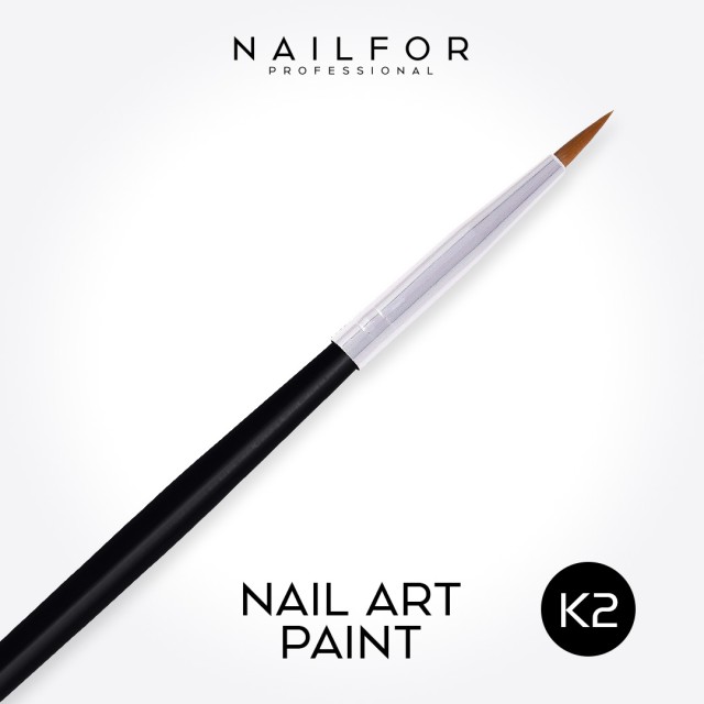 Pinceau K2 pour peinture nail art et aquarelle