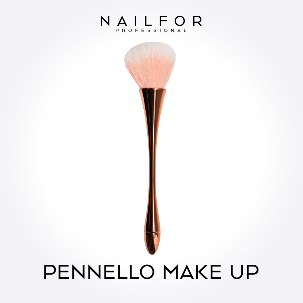 PENNELLO PER UNGHIE MAKE UP ROSE-GOLD LUNGO - Nailfor