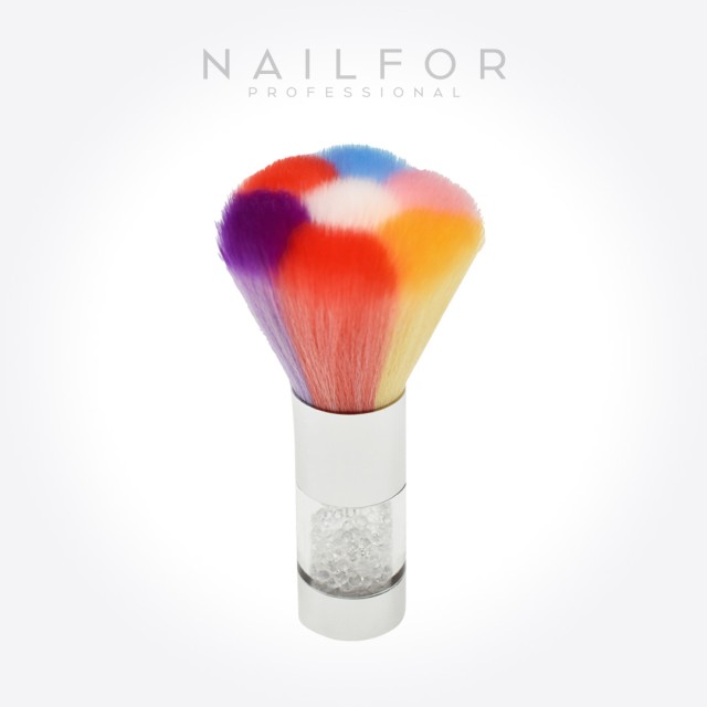 accessori per unghie, nails nail art alta qualità PENNELLO PER POLVERE - ARCOBALENO CON CRISTALLI Nailfor 5,99 € Nailfor