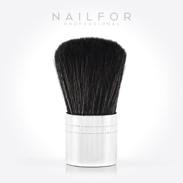 accesorios para uñas, nails nail art alta calidad PINCEL PARA POLVO - CERDAS NEGRAS PLATEADAS Nailfor 3,99 € Nailfor