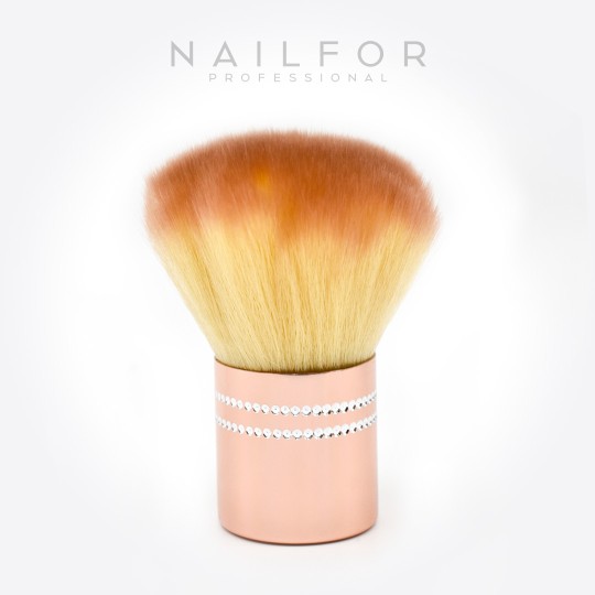 nail accessories, high quality nails nail art POWDER BRUSH - Make up Nude Gold with glitter Nailfor €3.99 Nai...