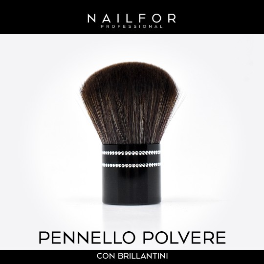 Pinceau à poudre noir nails nail art noires Nailfor 3,99 € Nailfor