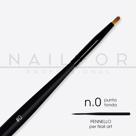 nail accessories, nails nail art high quality BRUSH Pro round tip n.0 Nailfor €3.99 Nailfor