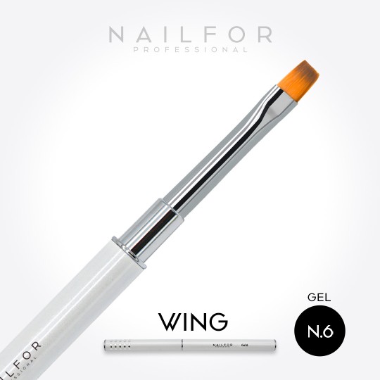 nail accessories, high quality nails nail art BRUSH Wing Gel n.6 Nailfor €7.99 Nailfor