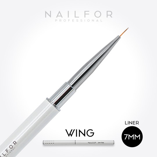 Accessoires pour ongles, nails nail art haute qualité, PINCEAU Wing Liner 7 mm Nailfor 7,99 € Nailfor