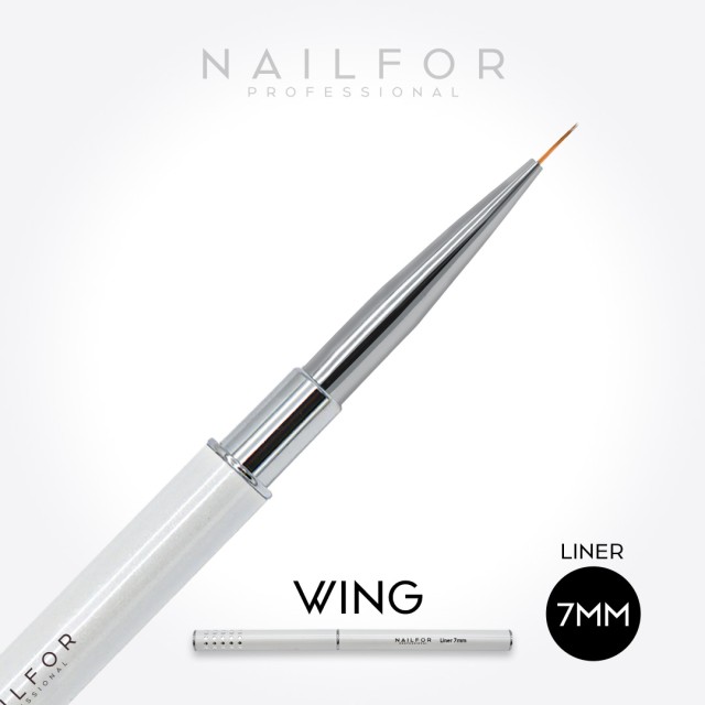 accessori per unghie, nails nail art alta qualità PENNELLO WING Liner 7mm Nailfor 7,99 € Nailfor