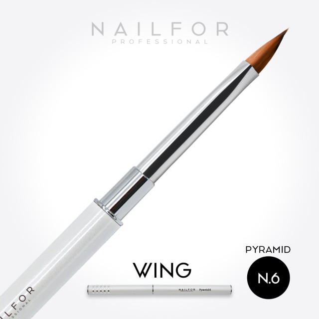 accessori per unghie, nails nail art alta qualità PENNELLO WING Pyramid n.6 Nailfor 8,99 € Nailfor