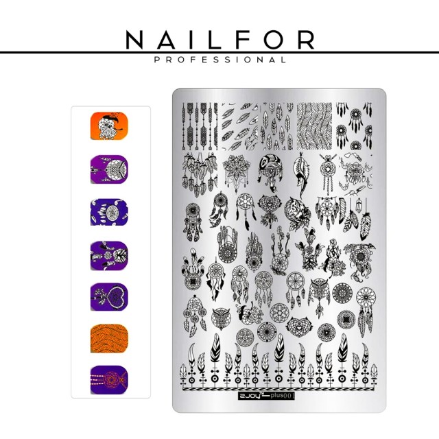 decorazione nail art ricostruzione unghie PIASTRA - Stamping - 11 Nailfor 7,50 €