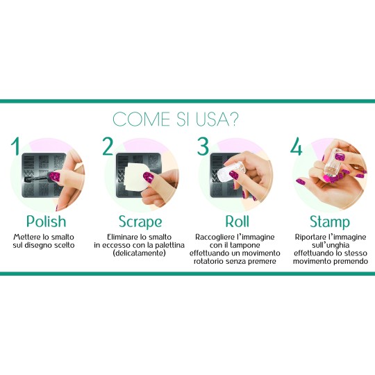 Decoración nail art reconstrucción de uñas PLACA - Stamping - 11 Nailfor 7,50 € 2