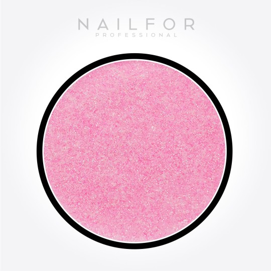 Decoración nail art Paillette Glitter Pink sal para reconstrucción Nailfor uñas por 2,99 €