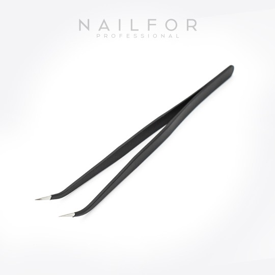 Accessoires pour ongles, nails nail art pince à épiler de précision en acier de haute qualité - BLACK CURVE Nailfor 3,99 € Nailf