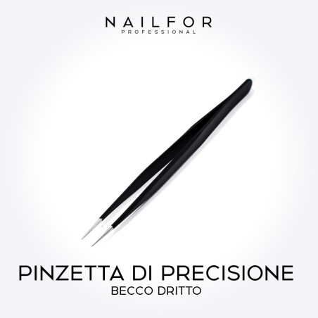 Accesorios para uñas, nails , nail art Pinzas de acero de precisión de alta calidad - NEGRO RECTO Nailfor 2,99 € Nailfor