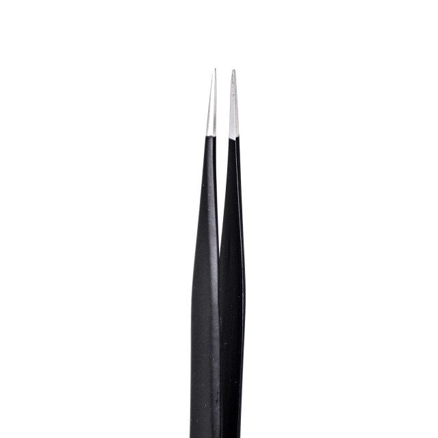 accessori per unghie, nails nail art alta qualità Pinzetta di Precisione in Acciaio - DRITTA NERA Nailfor 2,99 € Nailfor