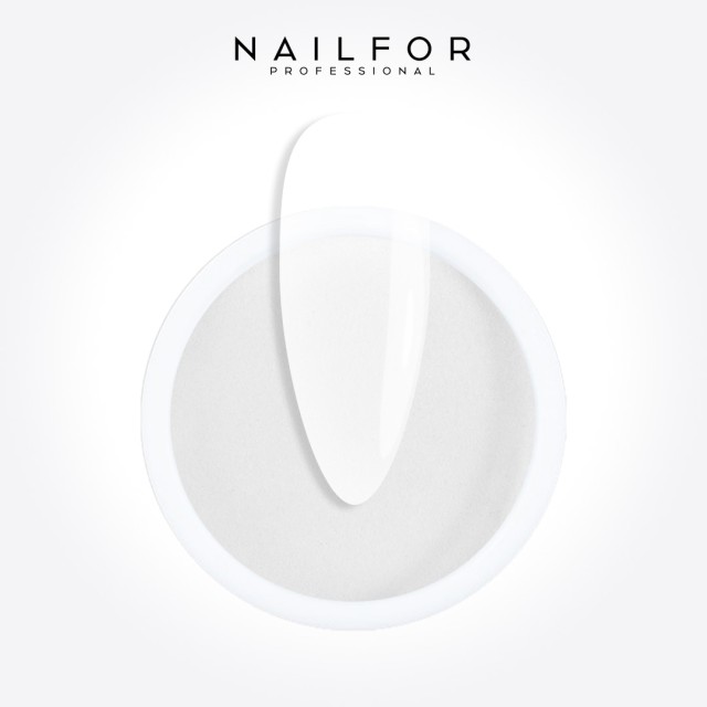 Gel per unghie ricostruzione POLVERE ACRILICA - BIANCO NATURALE SOFT Nailfor 14,99 €