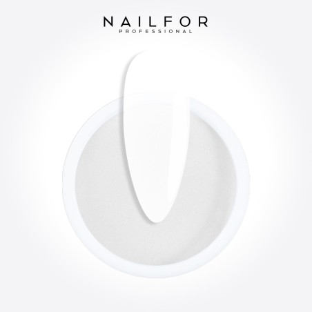 Gel per unghie ricostruzione POLVERE ACRILICA - BIANCO PASTELLO Nailfor 14,99 €