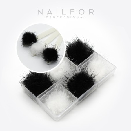 Decoración nail art , reconstrucción de uñas, Pom pom Deco PM-002, Nailfor 6,99 €