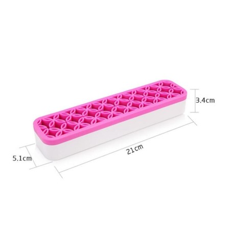accessori per unghie, nails nail art alta qualità PORTA PENNELLI SILICONE FUCSIA ESPOSITORE Nailfor 5,99 € Nailfor