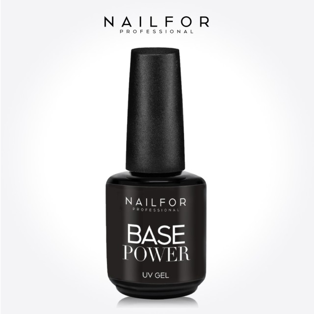Semipermanente smalto colore per unghie: BASE POWER HD Alta Densità - 15ml Nailfor 10,49 €
