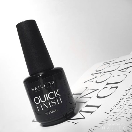 Gel reconstructeur d'ongles Quick Finish sans dispersion 15 ml - Top Coat Nailfor 12,99 € Gel reconstructeur d'ongles Quick Finish sans dispersion 15 ml - Top Coat Nailfor 12,99 €