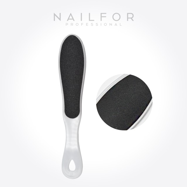 Râpe ovale pour callosités avec manche - Pedicure