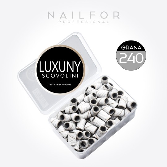 nail accessories, high quality nails nail art Luxuny BRUSHES GRIT 240 for drill - 100pcs WHITE Nailfor €9.99 Nailfor