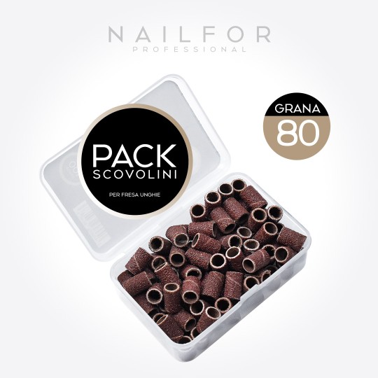 Accesorios para uñas, nails de alta calidad nail art PINCELES Pack GRANO 80 para taladro - 100uds Nailfor 6,99 € Nailfor