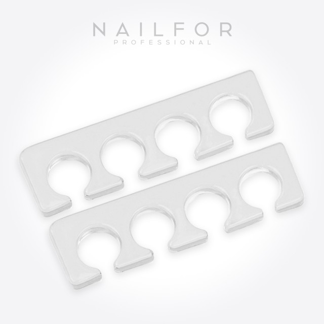 accessori per unghie, nails nail art alta qualità SEPARADITA SILICONE PEDICURE - TRASPARENTE Nailfor 2,20 € Nailfor