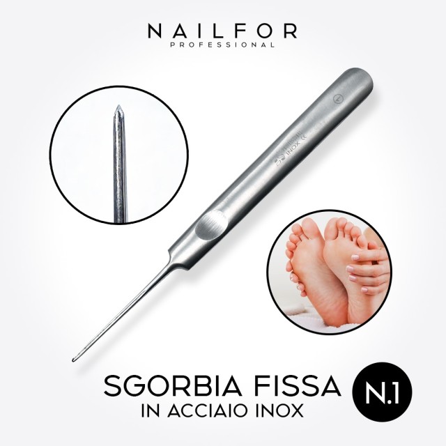 accesorios para uñas, nails nail art alta calidad GOUGE Pedicure FIJA N.1 Nailfor 6,99 € Nailfor