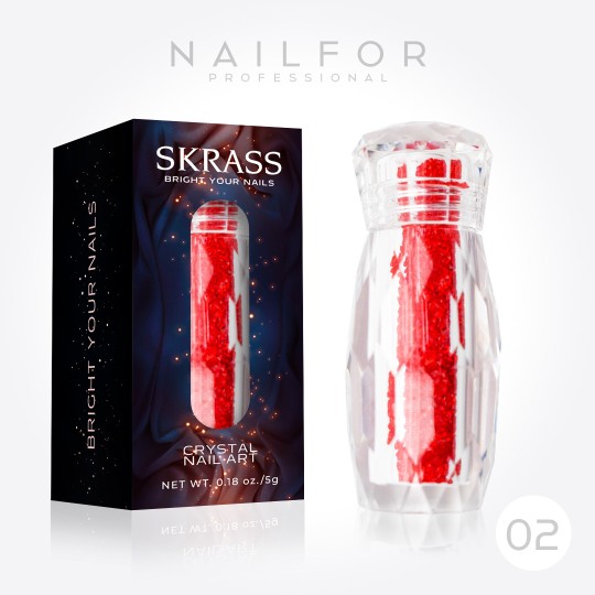 nail art decoration nail reconstruction Skrass Crystal Micro - 02 Nailfor €6.99 2
