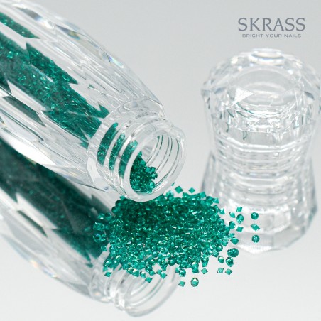 decorazione nail art ricostruzione unghie SKRASS CRYSTAL MICRO - 04 Verde Smeraldo Nailfor 6,99 €