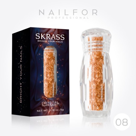 Décoration nail art reconstruction ongle Skrass Crystal Micro - 08 Nailfor 6,99 €