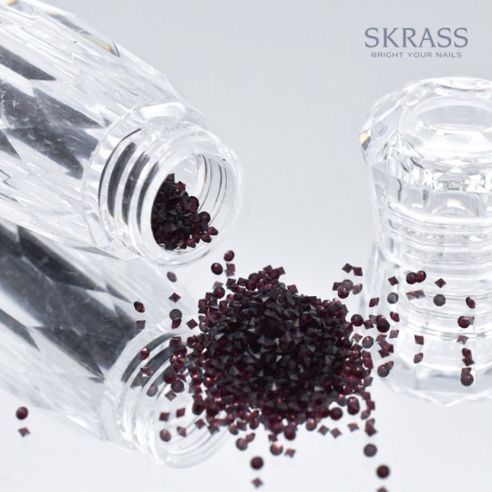 decorazione nail art ricostruzione unghie SKRASS CRYSTAL MICRO - 15 Dark Wine Nailfor 6,99 €