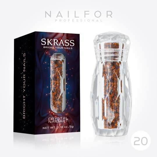 Decoración nail art , reconstrucción de uñas Skrass Crystal Micro - 20 Nailfor 6,99 € 2