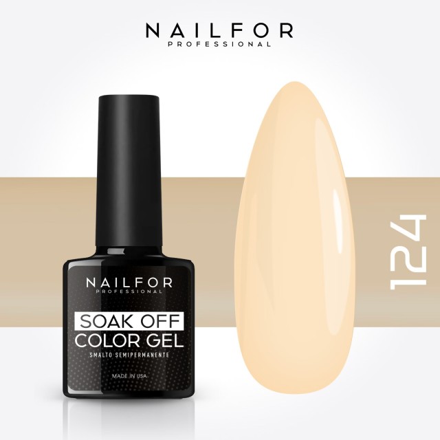 Vernis à ongles semi-permanent couleur : Slimline semi-permanent gel polish 124-S Nailfor 6,49 €