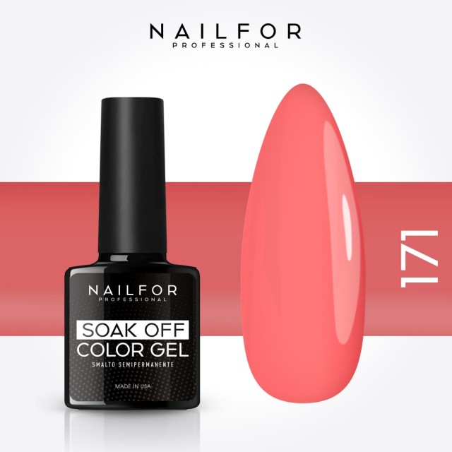 Semi-permanent nail polish color: Slimline semi-permanent gel polish 171-S Nailfor €6.49