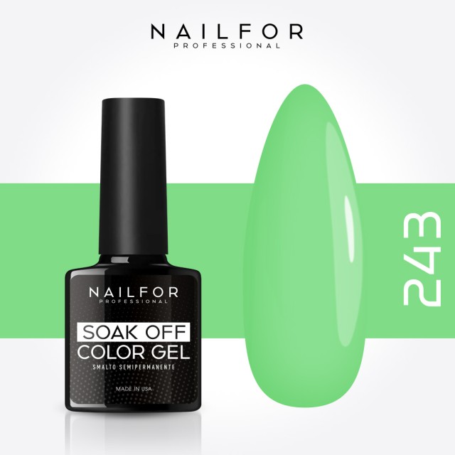 Semipermanente smalto colore per unghie: SlimLine smalto gel semipermanente 243-S Nailfor 6,49 €