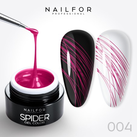 nail gel color, nail art , nails Spider gel - 04 Fuchsia | Nailfor €4.99