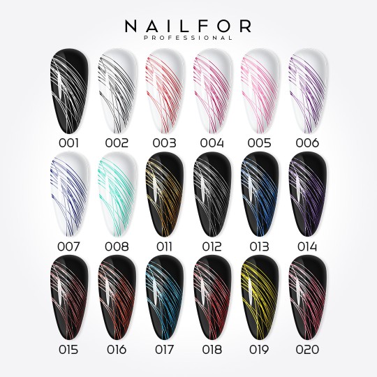 color gel para uñas, nail art , nails Spider gel - 19 Amarillo | Nailfor 2,99 € 2