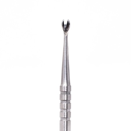 accessoires pour ongles, nails nail art haute qualité Pousse cuticules professionnel DOUBLE POINTE acier inoxydable Nailfor 4...