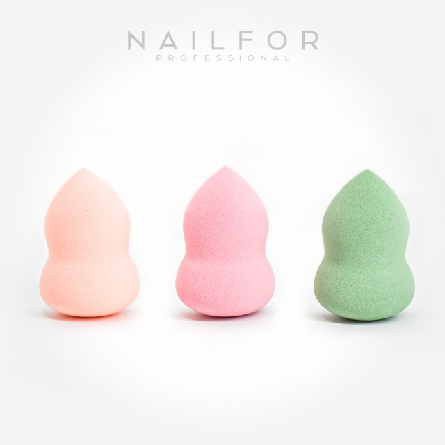 accessori per unghie, nails nail art alta qualità SPUGNETTE MAKE UP COLORATE - 3 PZ BOTTIGLIA Nailfor 7,99 € Nailfor