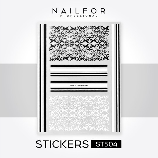 nail art decoration nail reconstruction Stickers ADHESIVES - ST504 Nailfor €1.99