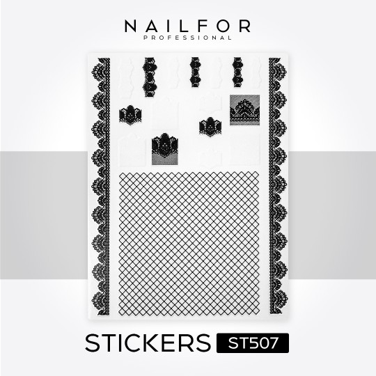 nail art decoration nail reconstruction ADHESIVE Stickers - ST507 Nailfor €1.99