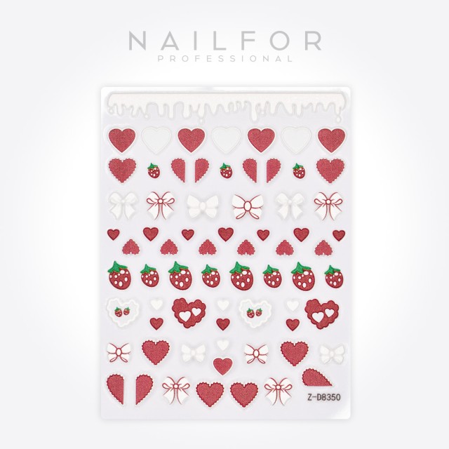 nail art decoration nail reconstruction 3D ADHESIVE Stickers - ST207 Nailfor €2.99