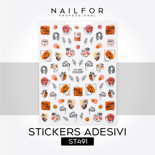 STICKERS ADESIVI FACE - ST491