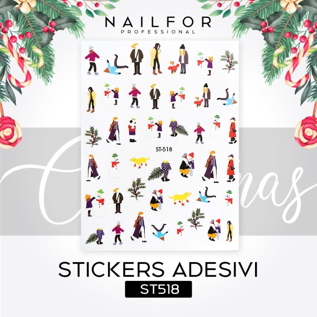 CHRISTMAS STICKERS - ST518 STICKERS