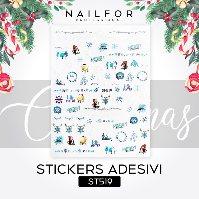 CHRISTMAS STICKERS - ST519 STICKERS