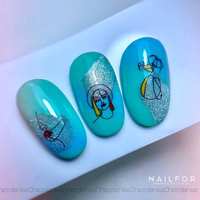 nail art decoration nail reconstruction Stickers ADHESIVES ROSES - ST488 Nailfor €1.99
