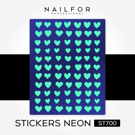 Decoración nail art , reconstrucción de uñas, Stickers NEON - ST700 Nailfor 2,49 €